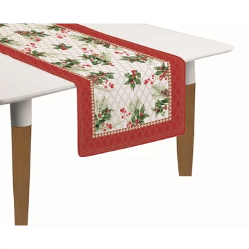 Asztali futó 45x140cm, 2 db-os, 100% pamut, Christmas Berries, R2S.2631CHBE Asztali futó 45x140cm, 2 db-os, 100% pamut, Christmas Berries, R2S.2631CHBE