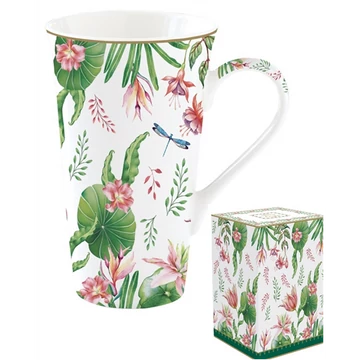 Porcelánbögre 600ml, dobozban, Botanic Chic, R2S.1462BOCH