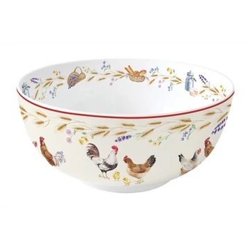 Porcelántál 23cm, Country Life, R2S.1192CLIF