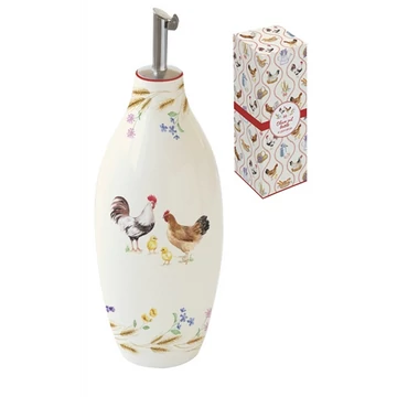 Porcelán olajkiöntő 300ml, dobozban, Country Life, R2S.1906CLIF Porcelán olajkiöntő 300ml, dobozban, Country Life, R2S.1906CLIF