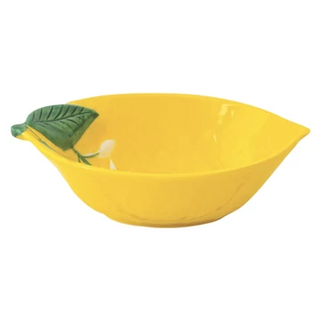 Sárga citrom porcelántálka 30x22cm, Fleurs et Citrons, R2S.3032FCIT