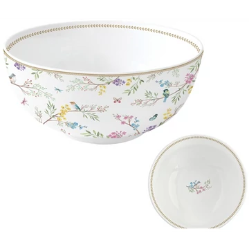 Porcelántál 23cm, Birds Melody, R2S.1192BIME