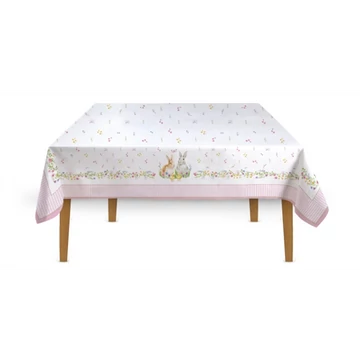 Asztalterítő 145x180cm,100% pamut, Happy Easter, R2S.2632EAST