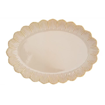 Porcelántálca ovál 36x26cm, Fleuri terracotta, R2S.3082FLRT Porcelántálca ovál 36x26cm, Fleuri terracotta, R2S.3082FLRT