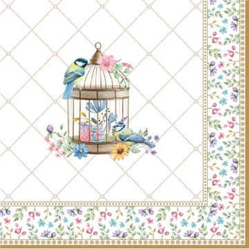 Papírszalvéta 33x33cm, 20db-os, Spring Bloom, R2S.414SPBL Papírszalvéta 33x33cm, 20db-os, Spring Bloom, R2S.414SPBL