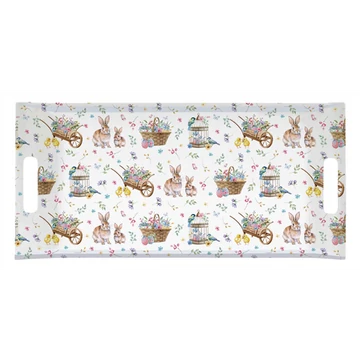 Műanyag tálca 41x19cm, Spring Bloom, R2S.PA03SPBL