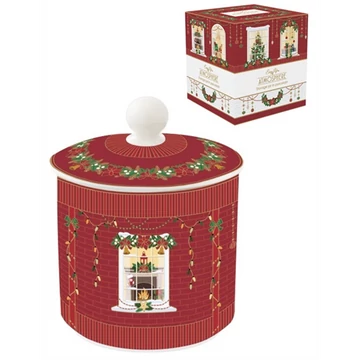 Porcelán keksztároló, 10,5x13cm, dobozban, Festive Avenue, Atmosphere, R2S.1443FEAV