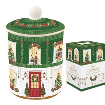 Porcelán keksztároló, 11,5x18cm, dobozban, Festive Avenue, Atmosphere, R2S.1444FEAV Porcelán keksztároló, 11,5x18cm, dobozban, Festive Avenue, Atmosphere, R2S.1444FEAV