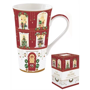 Porcelánbögre 600ml, dobozban, Festive Avenue,Atmosphere, R2S.1462FEAV