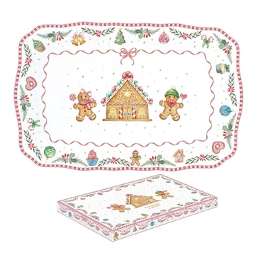 Porcelántálca 35x23cm, dobozban, Sweet Christmas, R2S.1483SWEC Porcelántálca 35x23cm, dobozban, Sweet Christmas, R2S.1483SWEC