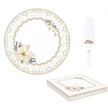 Porcelántálca 35x15cm, dobozban, White Elegance, R2S.1112WHEL