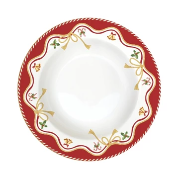 Porcelán mélytányér 21,5cm, Christmas Tale, R2S.943CTAL
