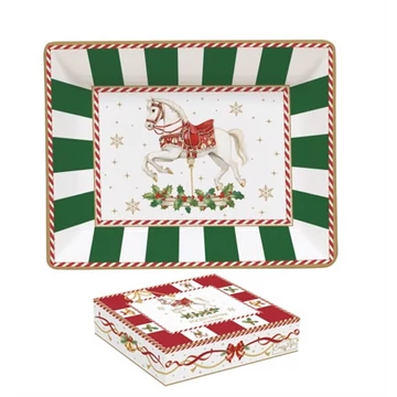 Porcelán kistálka 14x11cm, dobozban, Christmas Tale, R2S.1442CTAL Porcelán kistálka 14x11cm, dobozban, Christmas Tale, R2S.1442CTAL