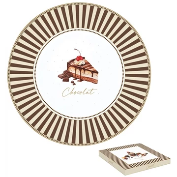 Porcelán tortatál 32cm, dobozban, Sweet Moments, R2S.1312SWEM