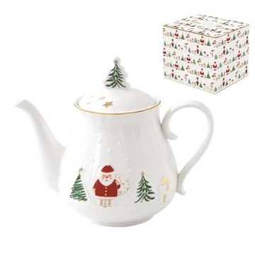 Porcelán teáskanna, 850ml, dobozban, Let it Snow, R2S.1342LSNO