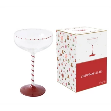 Pezsgős üvegpohár 250ml, dobozban, Christmas Twist, R2S.3237CTWI