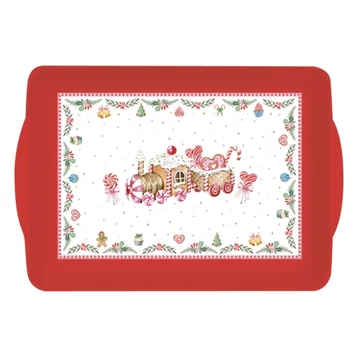 Műanyag tálca 46x32cm, Sweet Christmas, R2S.530SWEC