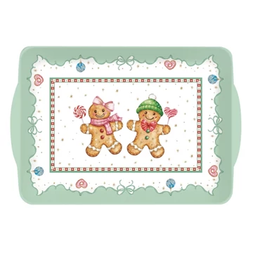 Műanyag tálca 22x15cm, Sweet Christmas, R2S.532SWEC