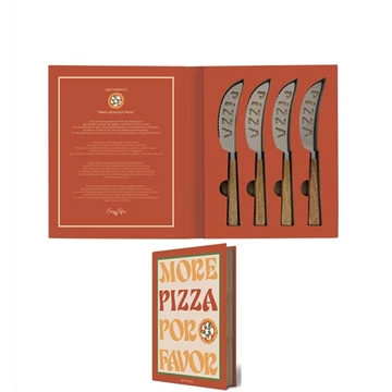 Pizzakés készlet 4 db-os, Gift Novels, R2S.3263GIFN