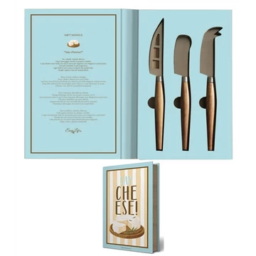 Sajtkés készlet 3 db-os, Gift Novels, R2S.3267GIFN