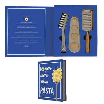 Tészta készlet 3 db-os, adagoló, kiszedő és sajtreszelő, Gift Novels, R2S.3273GIFN
