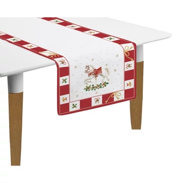 Asztali futó 45x140cm, 2 db-os, 100% pamut, Christmas Tale, R2S.2631CTAL Asztali futó 45x140cm, 2 db-os, 100% pamut, Christmas Tale, R2S.2631CTAL