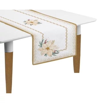 Asztali futó 45x140cm, 2 db-os, 100% pamut, White Elegance, R2S.2631WHEL Asztali futó 45x140cm, 2 db-os, 100% pamut, White Elegance, R2S.2631WHEL