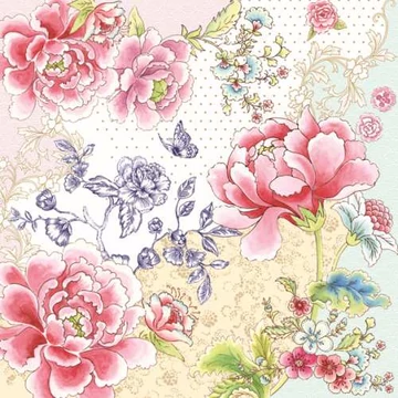 Papírszalvéta 33x33cm,Chinoiserie,20db-os, R2S.414CHI