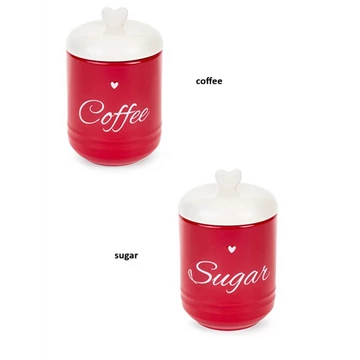 Kerámia konyhai tárolóedény 9,9x9,9x15cm, 500ml, Sugar, N.S.CLC250912B