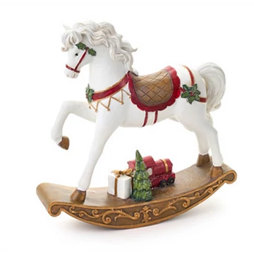 Hintaló vonattal, 39x7x30cm, műanyag dekorfigura, N.S.CY251619 Hintaló vonattal, 39x7x30cm, műanyag dekorfigura, N.S.CY251619