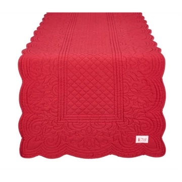 Piros steppelt asztali futó 40x130cm, N.S.HTH125959O