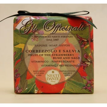 Officinali,fruit of the strawberry bush and sage szappan 200g, N.D.Gli