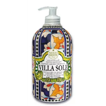 Sole, Sicilian Pistachio & Salted Caramel (pisztácia-sós karamella) folyékony szappan 500ml, N.D.Villa