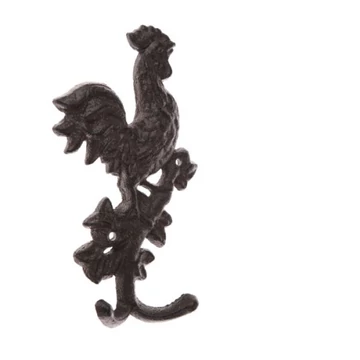 Öntöttvas falifogas kakasos, 12,5x22x4cm, DAK.LS175