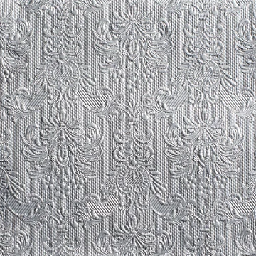 Elegance silver dombornyomott papírszalvéta 40x40cm,15db-os, AMB.14004938