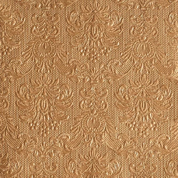Elegance bronze dombornyomott papírszalvéta 40x40cm,15db-os, AMB.14005513 Elegance bronze dombornyomott papírszalvéta 40x40cm,15db-os, AMB.14005513