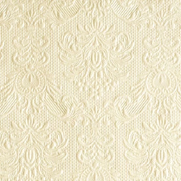 Elegance pearl cream dombornyomott papírszalvéta 25x25cm,15db-os, AMB.12506920