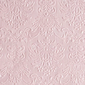 Elegance Pearl Pink dombornyomott papírszalvéta 25x25cm,15db-os, AMB.12505517