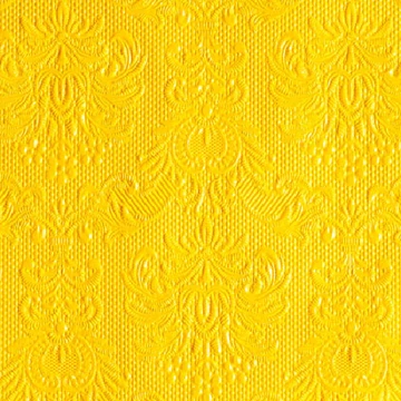 Elegance yellow dombornyomott papírszalvéta 25x25cm,15db-os, AMB.12505518 Elegance yellow dombornyomott papírszalvéta 25x25cm,15db-os, AMB.12505518