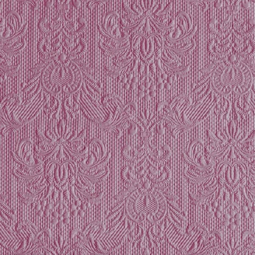 Elegance Pale Rose dombornyomott papírszalvéta 33x33cm,15db-os, AMB.13307034