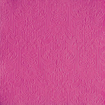 Elegance magenta dombornyomott papírszalvéta 33x33cm,15db-os, AMB.13307033