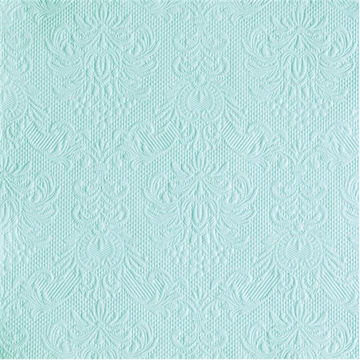 Elegance Aqua dombornyomott papírszalvéta 40x40cm,15db-os, AMB.14007032