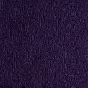 Elegance Violet dombornyomott papírszalvéta 33x33cm,15db-os, AMB.13307908