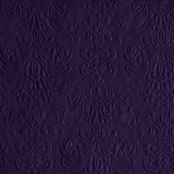 Elegance Violet dombornyomott papírszalvéta 25x25cm,15db-os, AMB.12507908