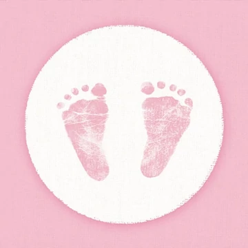 Baby Steps Girl papírszalvéta 33x33cm,20db-os, AMB.13309415