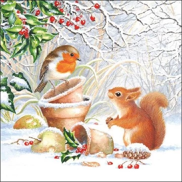 Winter Picture  papírszalvéta 33x33cm,20db-os, AMB.33304915