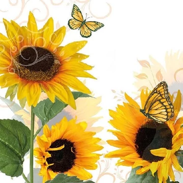 Sunny Butterfly papírszalvéta 33x33cm,20db-os, AMB.13310115