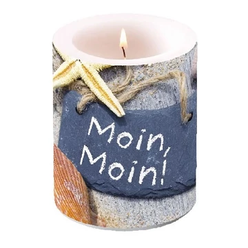 Moin Moin átvilágítós gyertya 12x10cm, AMB.19109980