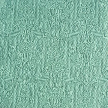 Elegance pale aqua dombornyomott papírszalvéta 33x33cm, 15db-os, AMB.13311110