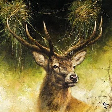 Proud Deer papírszalvéta 33x33cm,20db-os, AMB.13312340